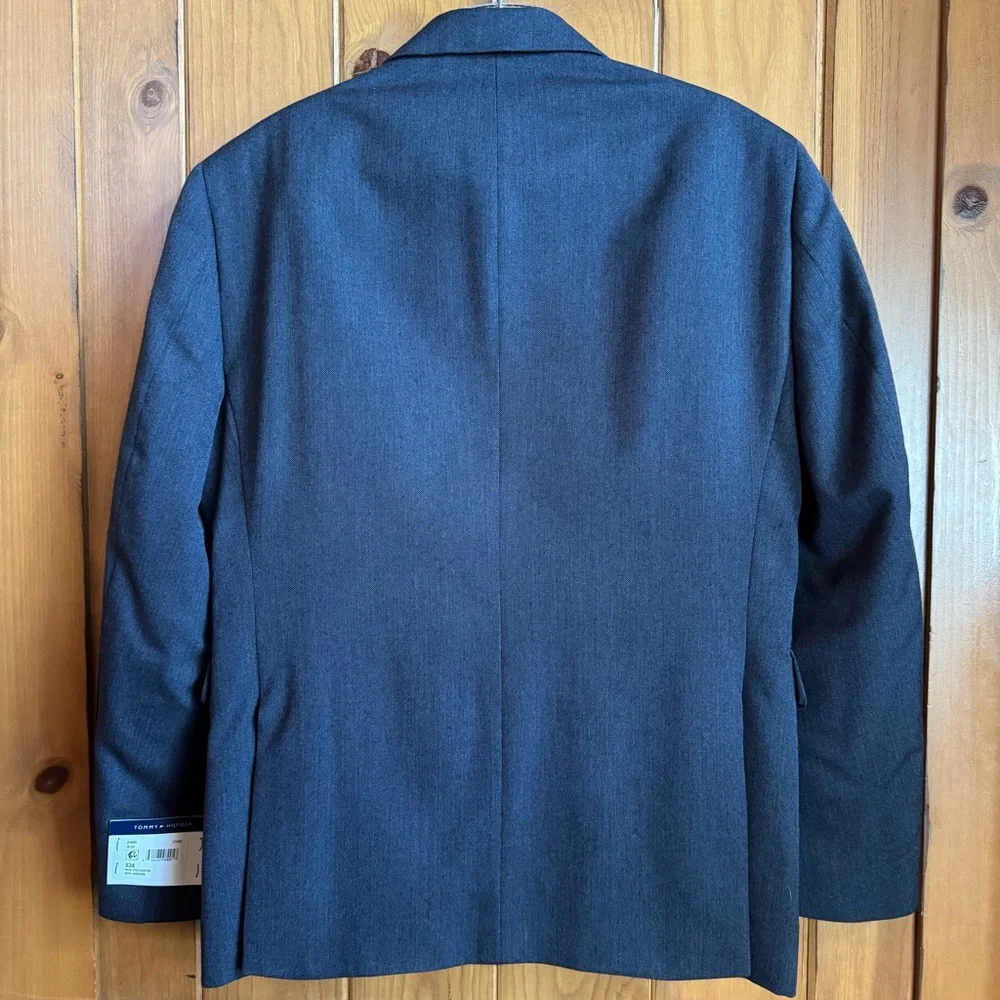 NWT TOMMY HILFIGER Blue Gibbs Blazer Jacket (S38) - Picture 4 of 17